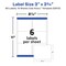 Avery Shipping Labels with Sure Feed, 3-1/3" x 4", Matte Clear Labels, Easy Peel, Permanent, Laser/Inkjet, 60 Printable Labels (22513)
